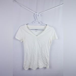 Mossimo white v-neck T-shirt. Size small